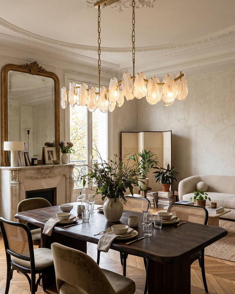 Yagla Glass Linear Chandelier