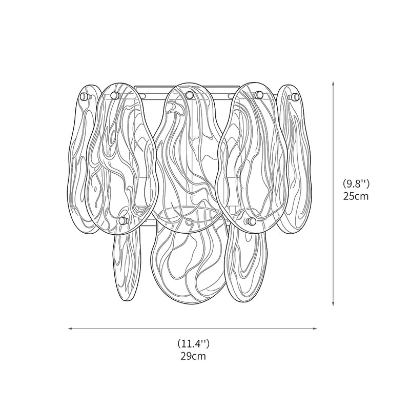 Yagla Glass Wall Sconce