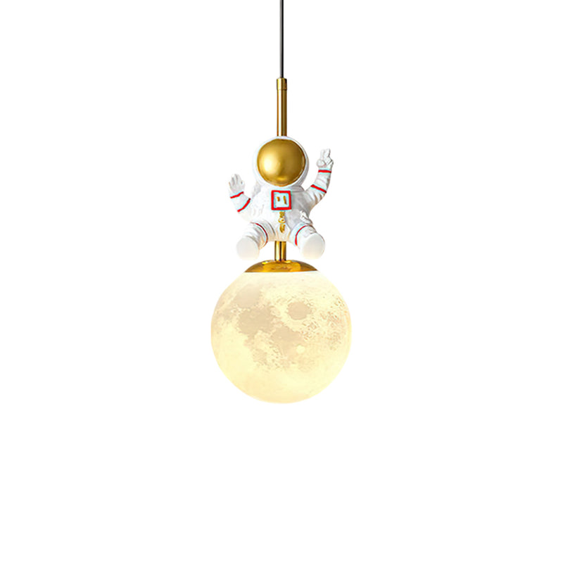 Moon Astronaut Pendant Light
