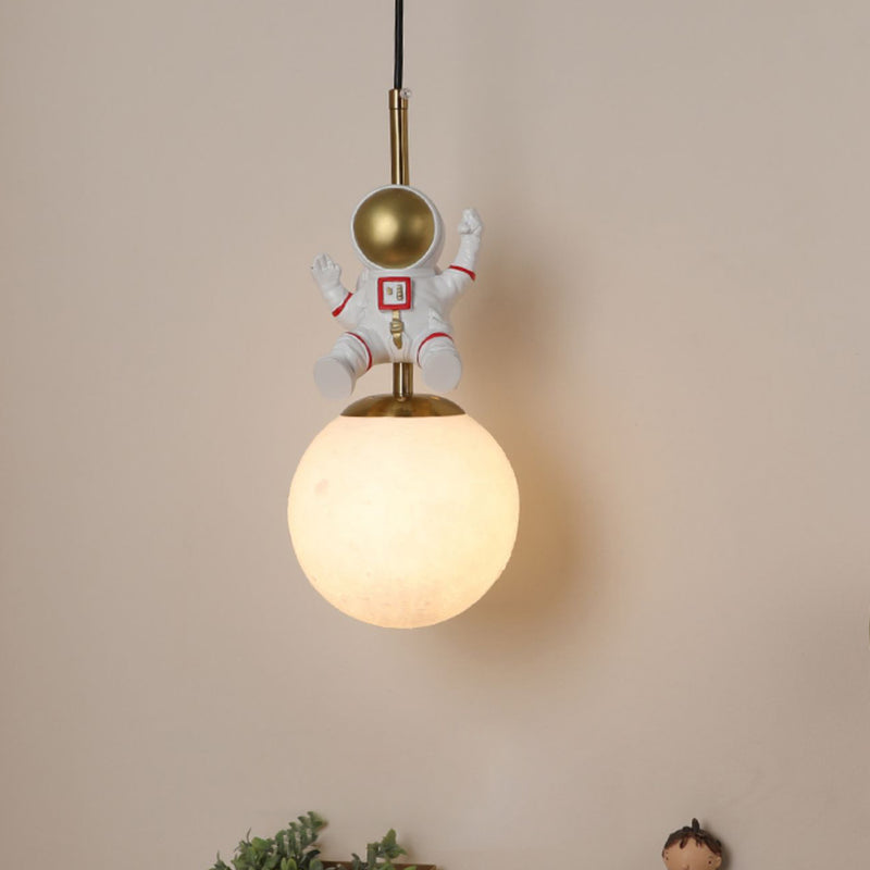 Moon Astronaut Pendant Light