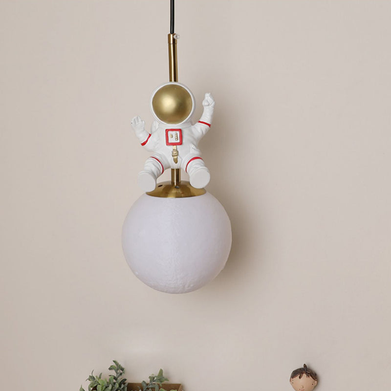 Moon Astronaut Pendant Light