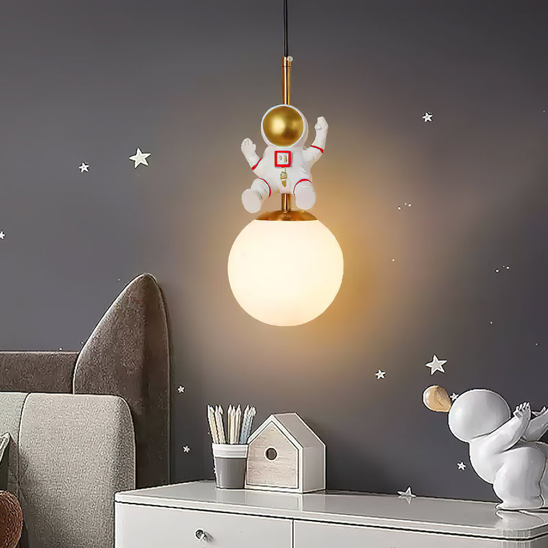 Moon Astronaut Pendant Light