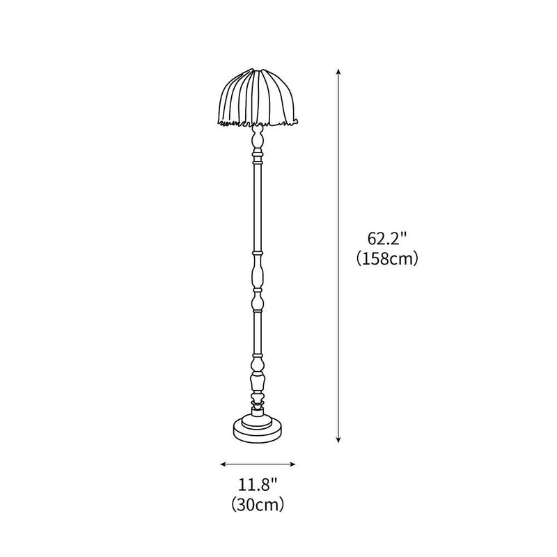 Moonshine Wood Floor Lamp 11.8"