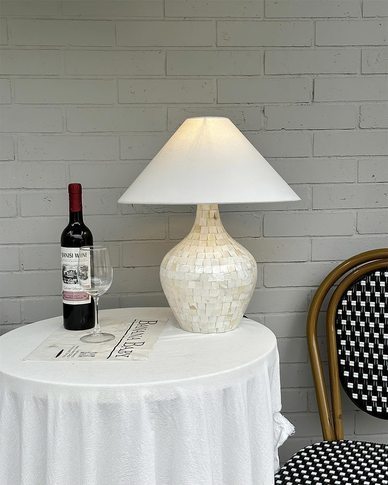 Mosaic Table Lamp 16.5"