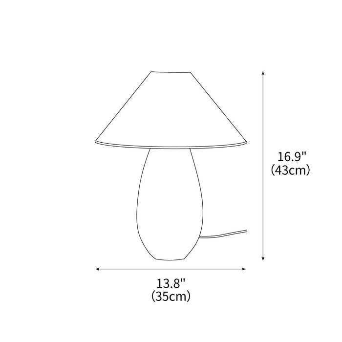 Mountain Wood Table Lamp