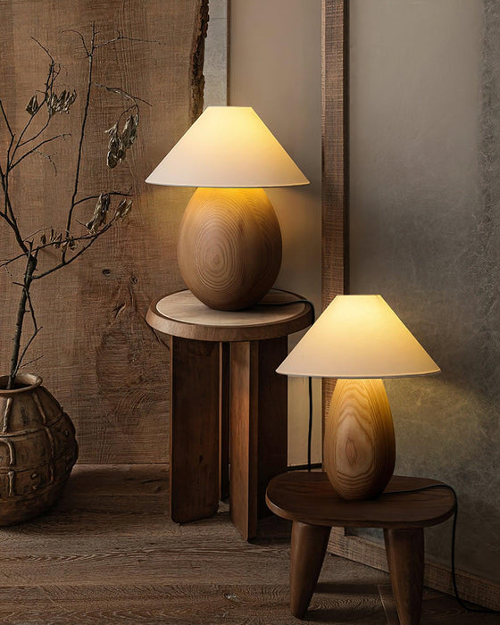 Mountain Wood Table Lamp