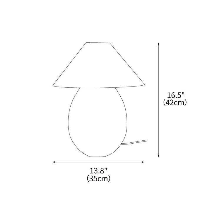 Mountain Wood Table Lamp