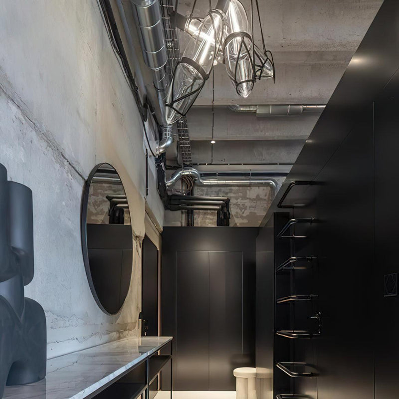 Mouth Blown Crystal Glass Pendant Lamp