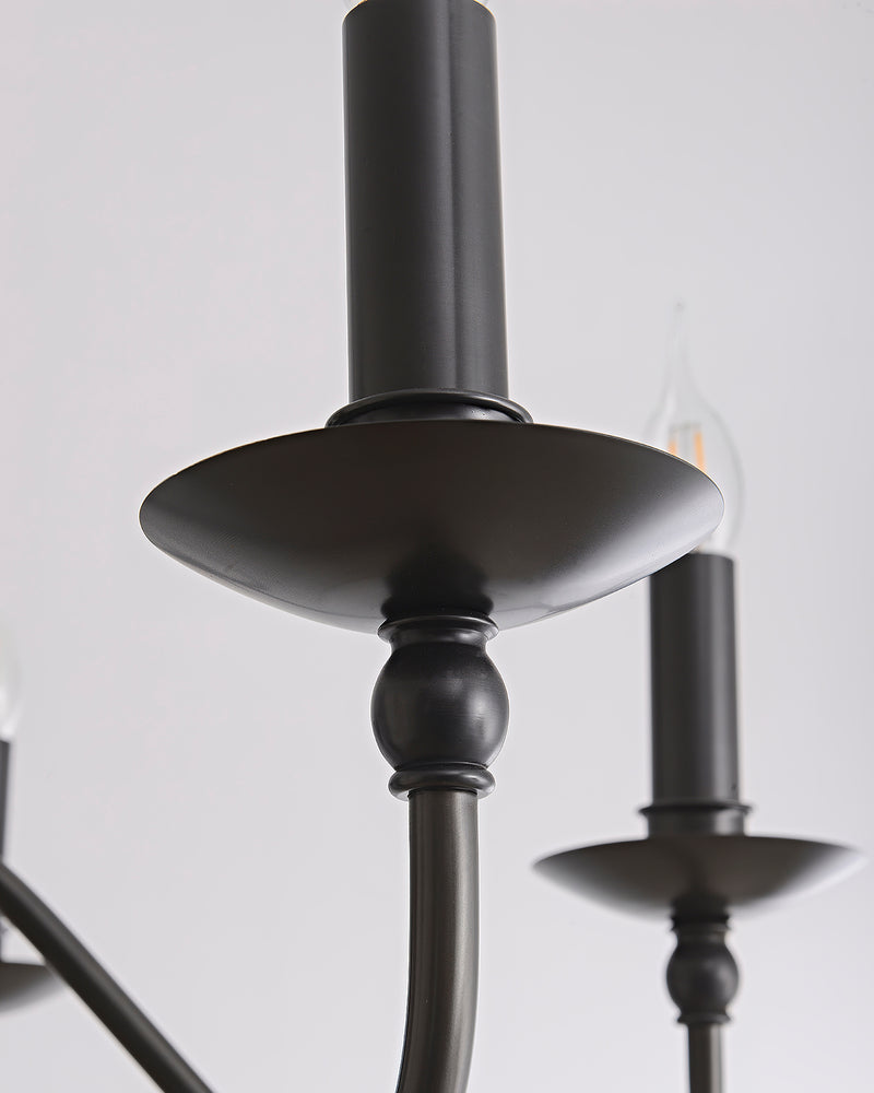 Mrhyswd Black Chandelier