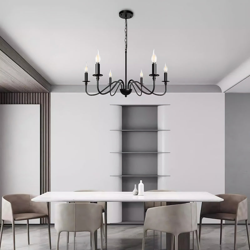 Mrhyswd Black Chandelier