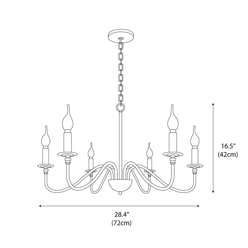 Mrhyswd Black Chandelier