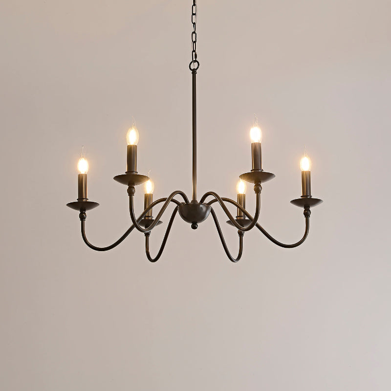 Mrhyswd Black Chandelier