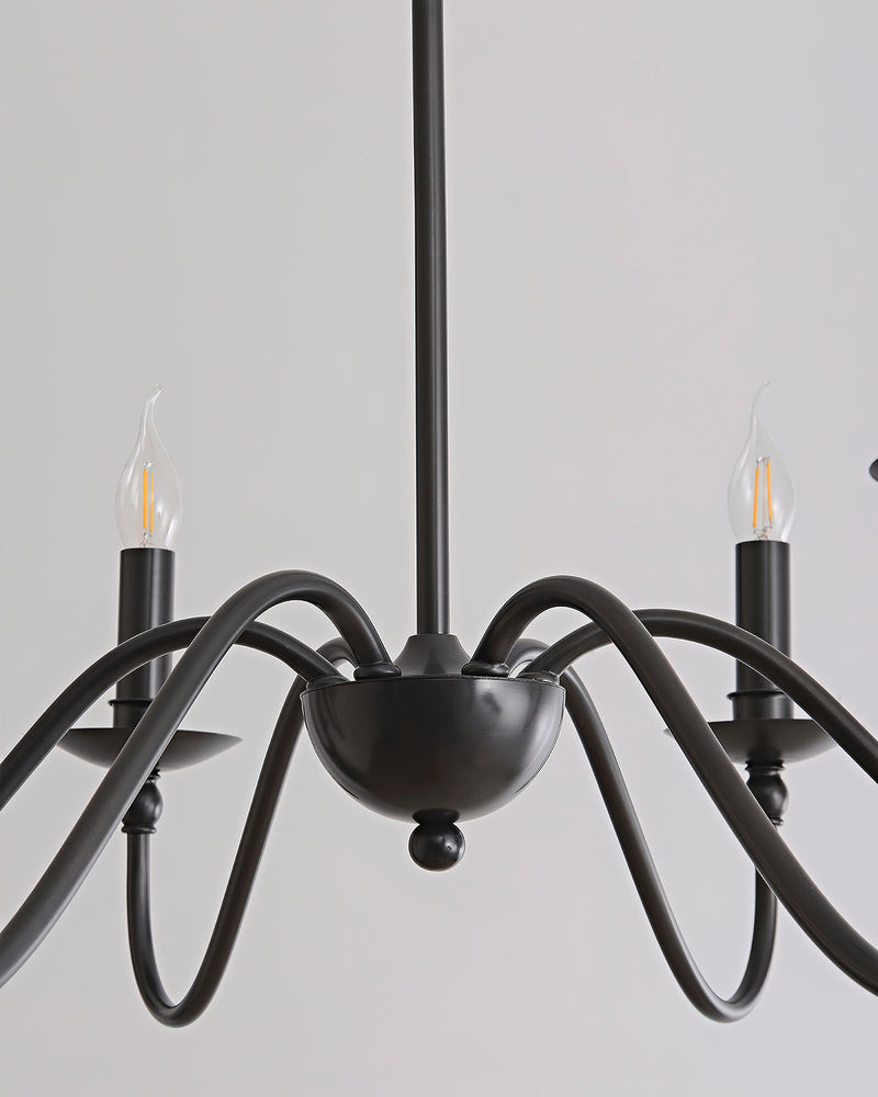 Mrhyswd Black Chandelier