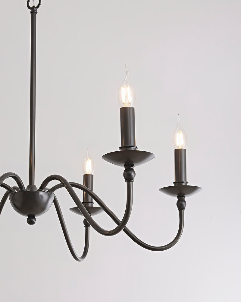 Mrhyswd Black Chandelier