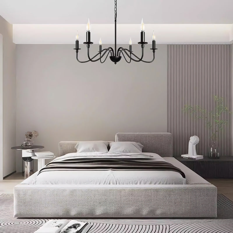 Mrhyswd Black Chandelier