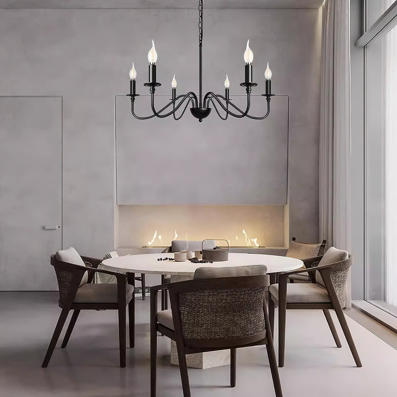 Mrhyswd Black Chandelier