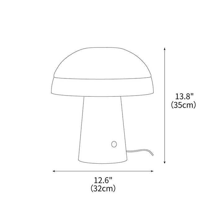 Mushroom Cloud Table Lamp