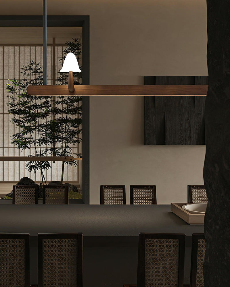 Mushroom Beam Chandelier