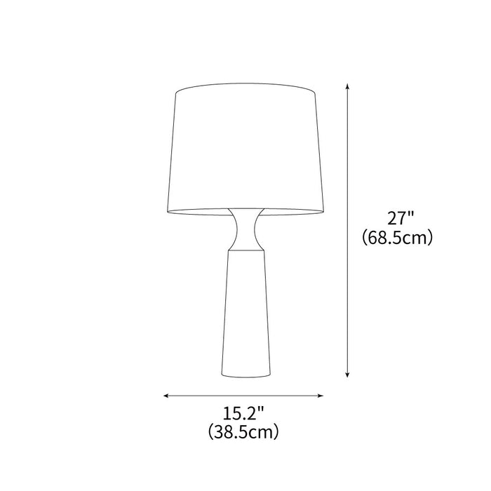 Muyuan Table Lamp 15.2"