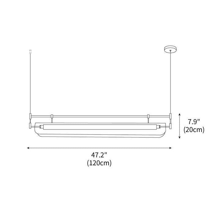Nami Linear Chandelier – detail 3