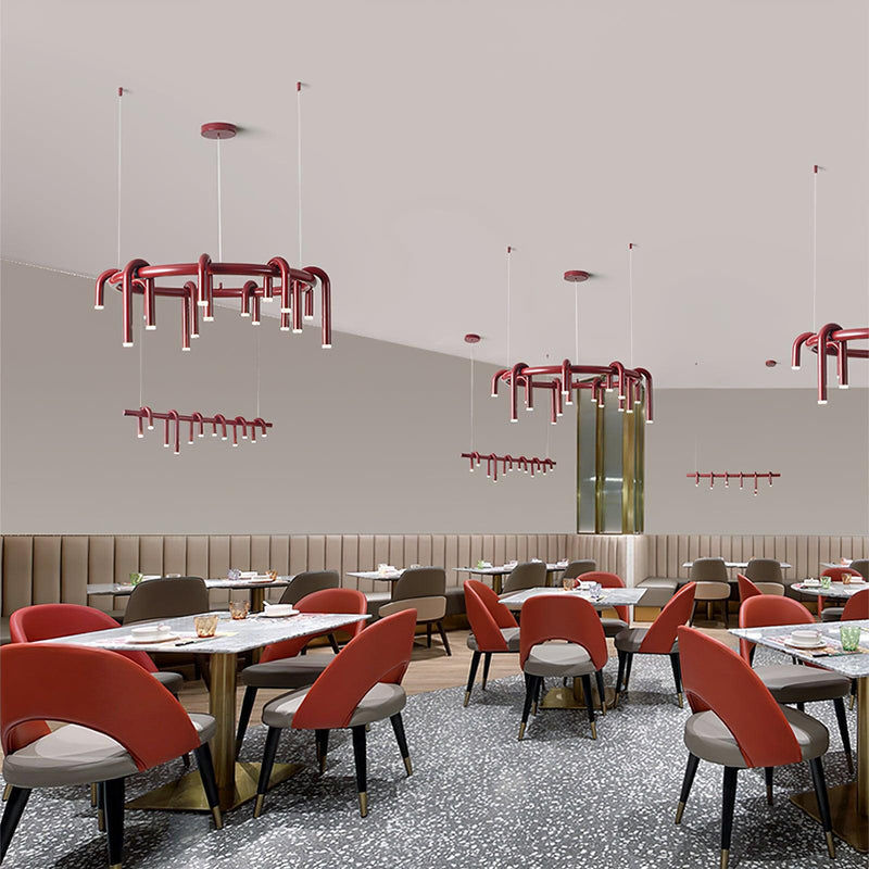 New U-Shaped Chandelier