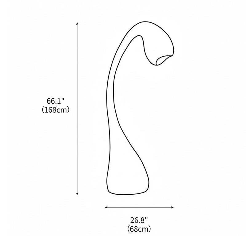 Noor Grande Sculptural Floor Lamp