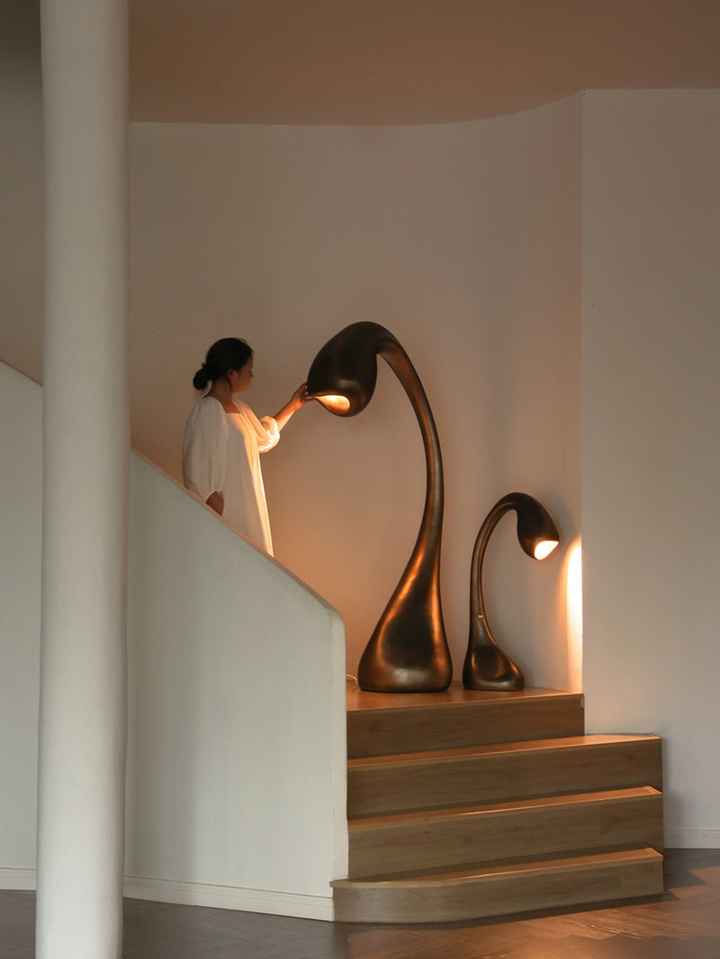 Noor Grande Sculptural Floor Lamp