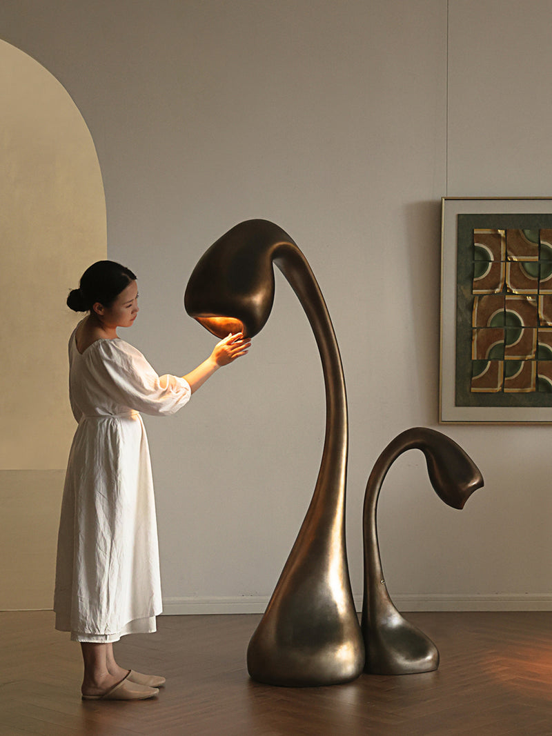 Noor Grande Sculptural Floor Lamp