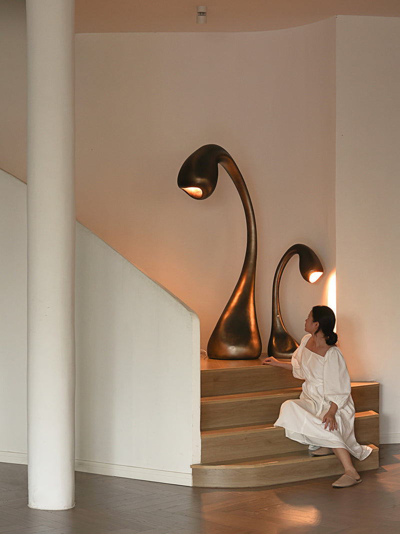Noor Grande Sculptural Floor Lamp