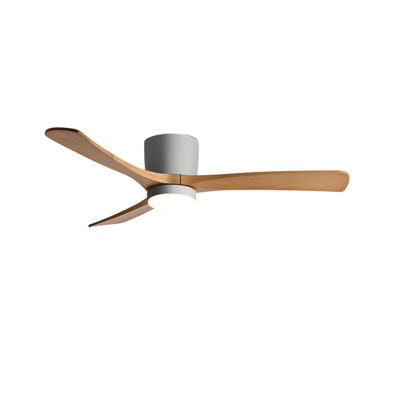Nordic Wooden Ceiling Fan Light