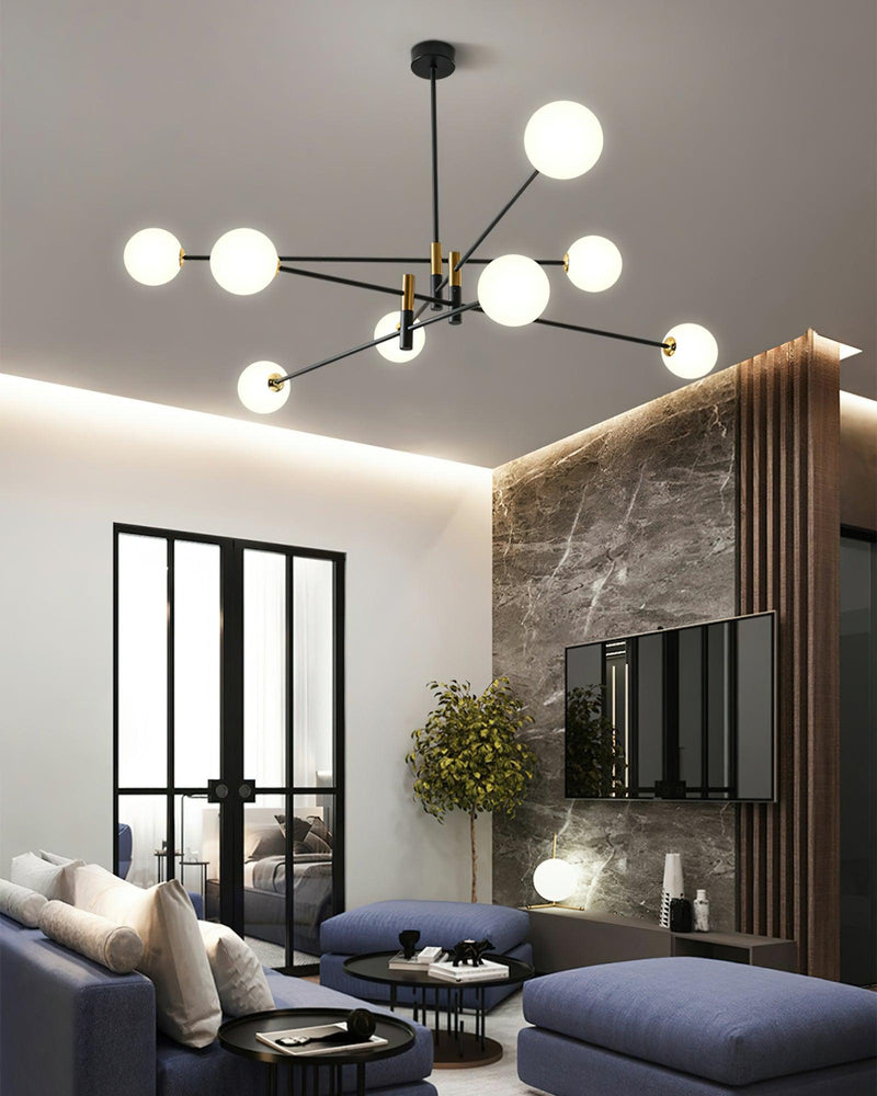 Octagonal Ball Chandelier — Mooiehome