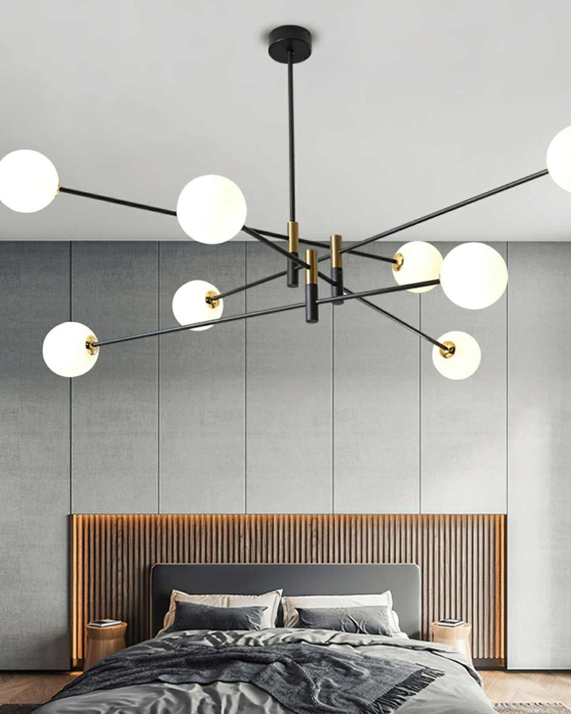 Octagonal Ball Chandelier — Mooiehome