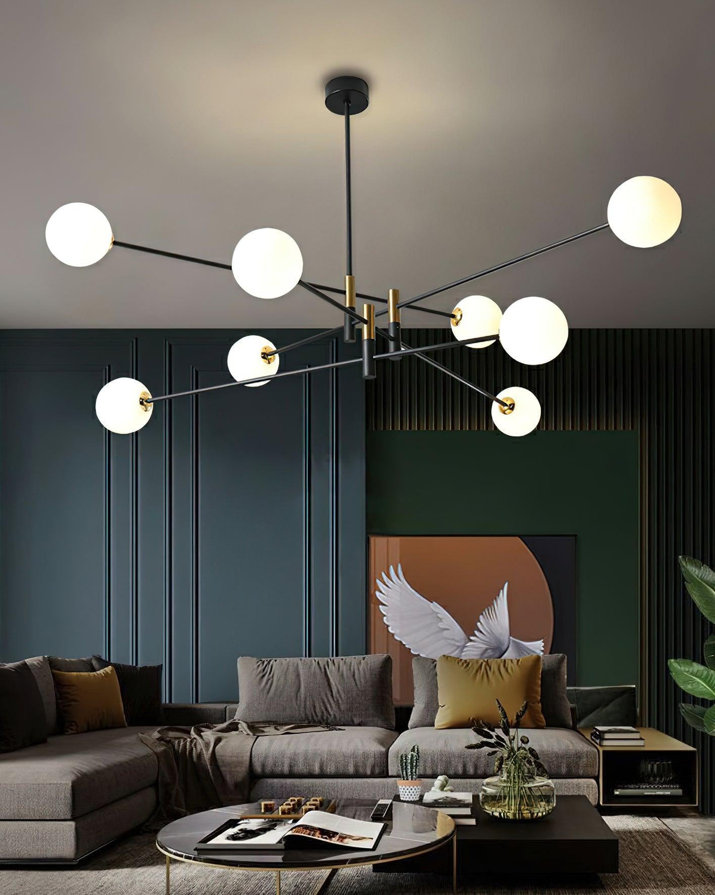 Octagonal Ball Chandelier — Mooiehome