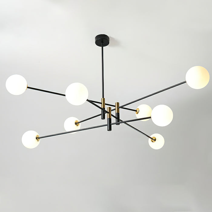 Octagonal Ball Chandelier