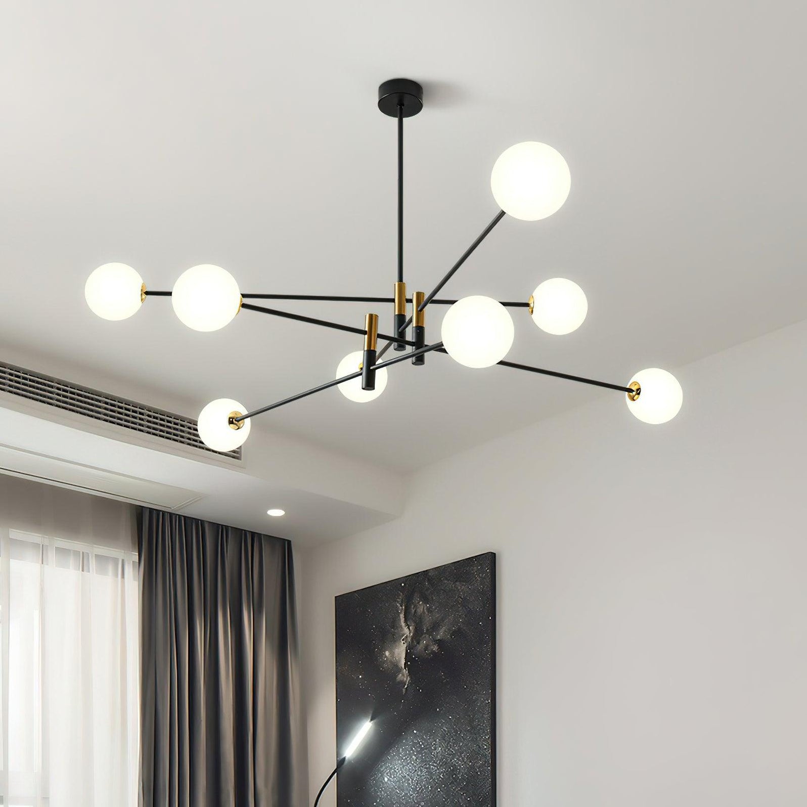 Octagonal Ball Chandelier — Mooiehome