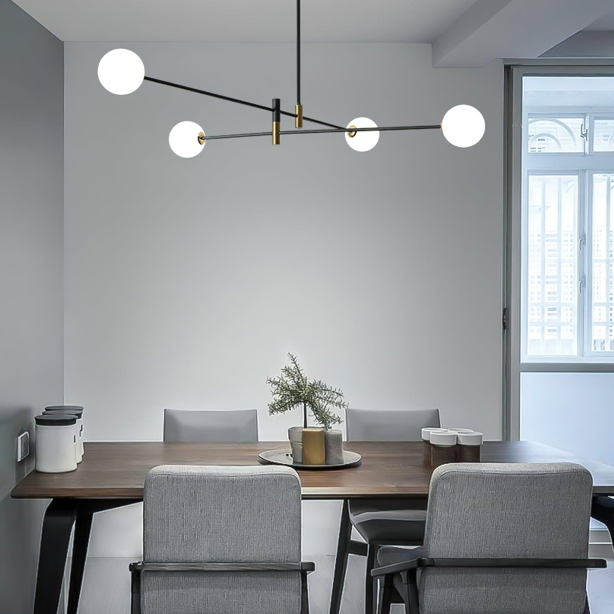 Octagonal Ball Chandelier — Mooiehome