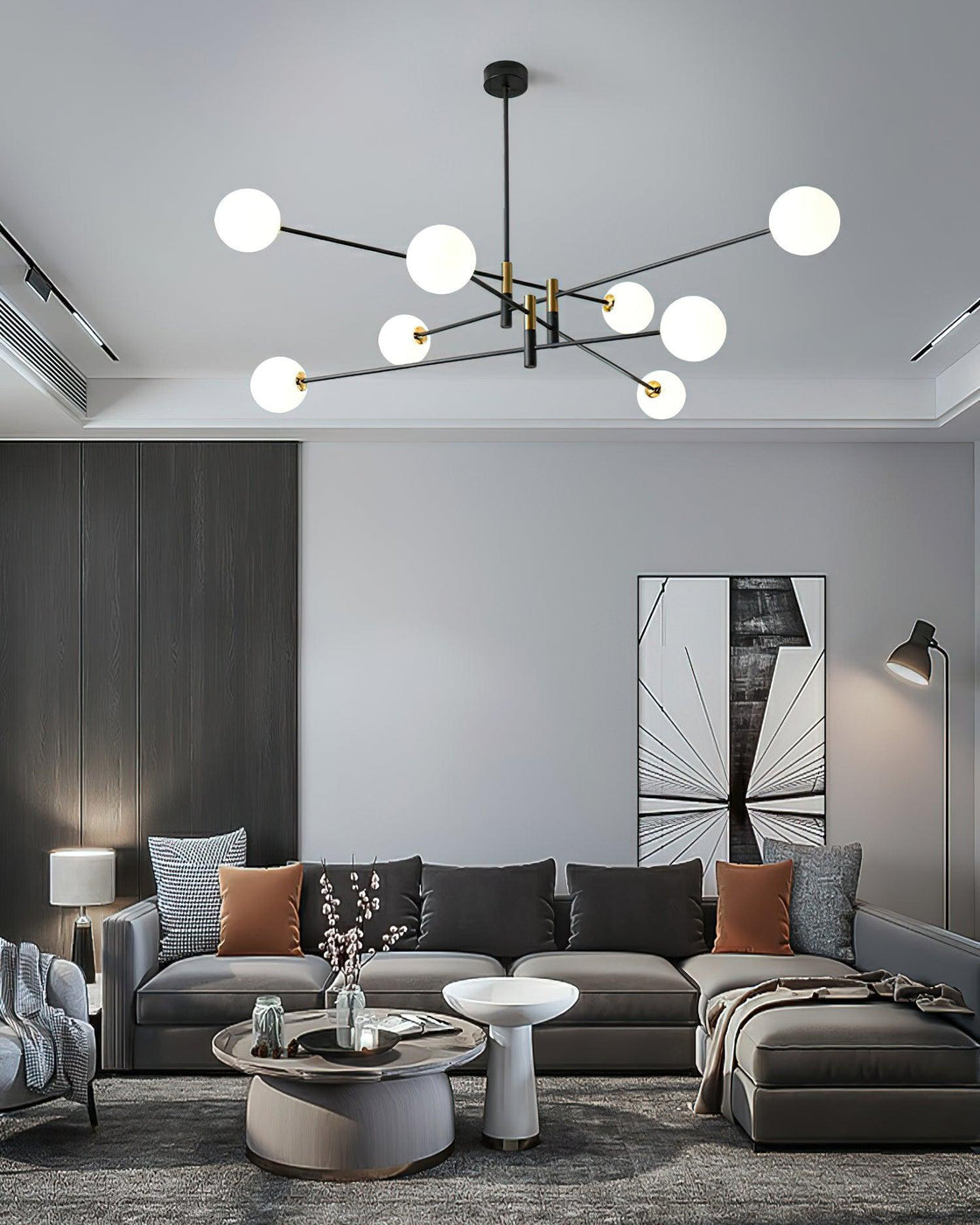 Octagonal Ball Chandelier — Mooiehome