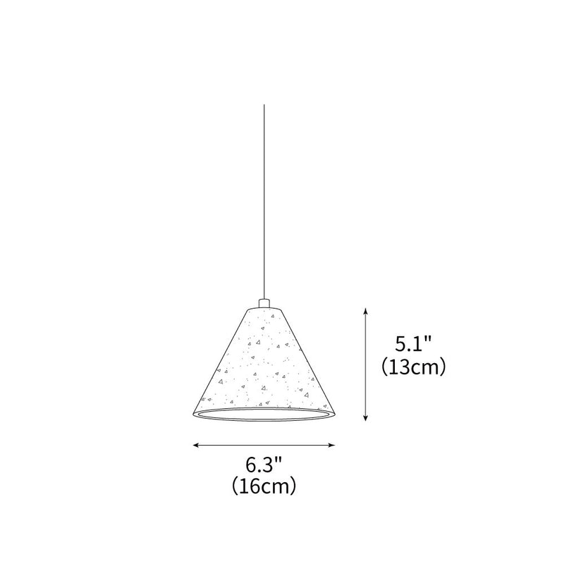 Olivia Tapered Pendant Lamp 6.3″