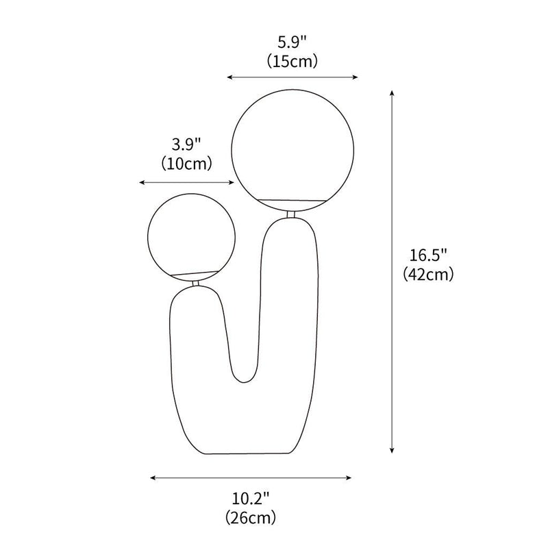 Oo Smooth Table Lamp 10.2"