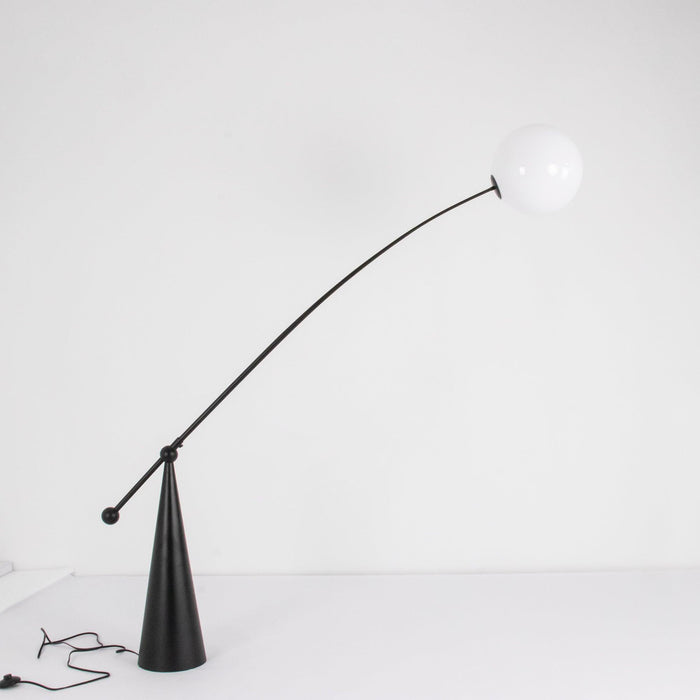 Opal Arc Floor Lamp 61.4"