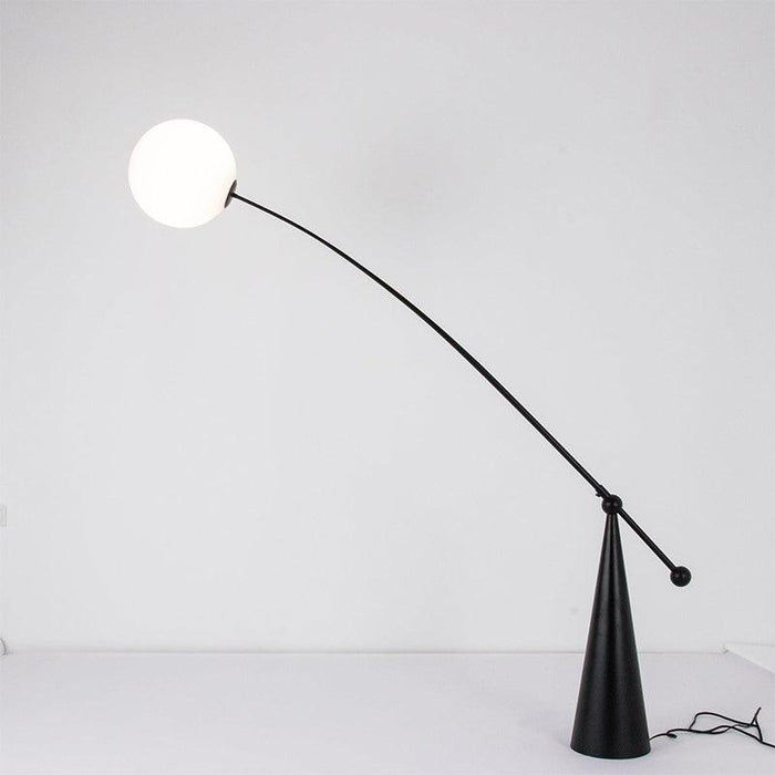 Opal Arc Floor Lamp 61.4"