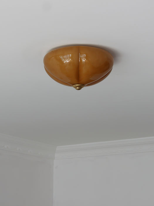Orange Mushroom Ceiling Lamp 11.8"