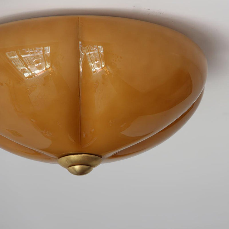 Orange Mushroom Ceiling Lamp 11.8"