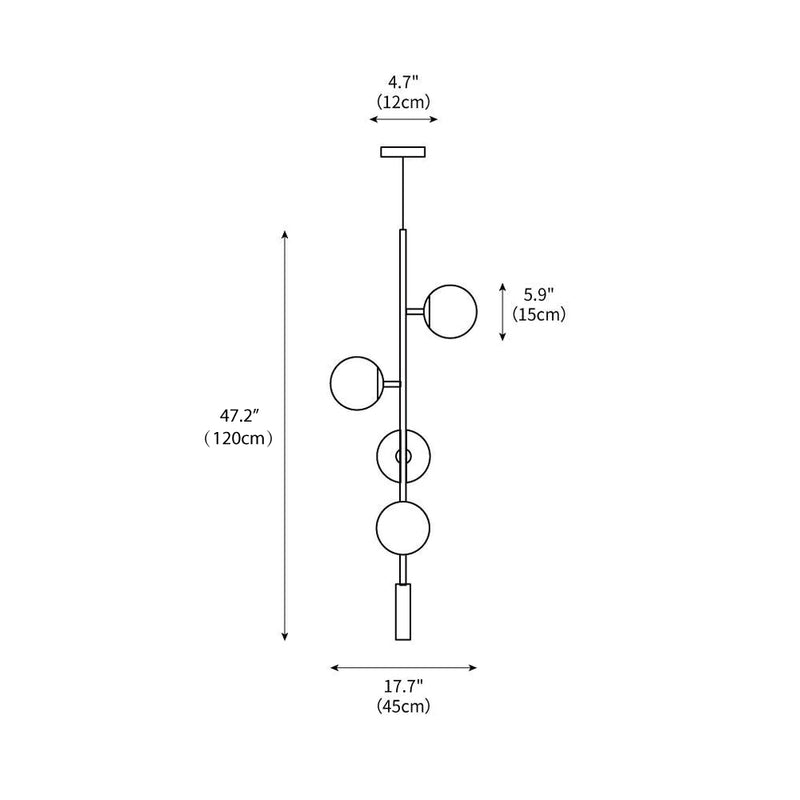 Orb Pendant Light 17.7"