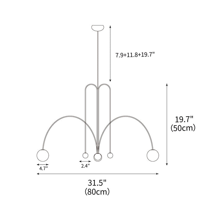 Orbit Bloom Chandelier