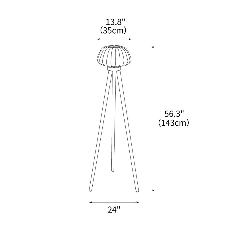 Orbit Tripod Floor Lamp 13.8"
