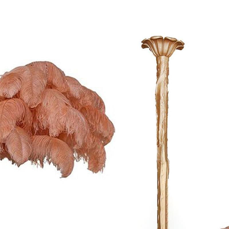 Ostrich Feather Chandelier