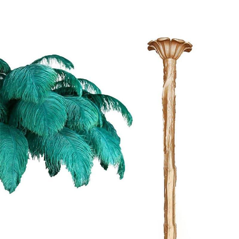 Ostrich Feather Chandelier