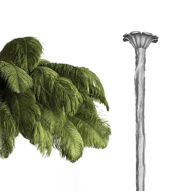 Ostrich Feather Chandelier