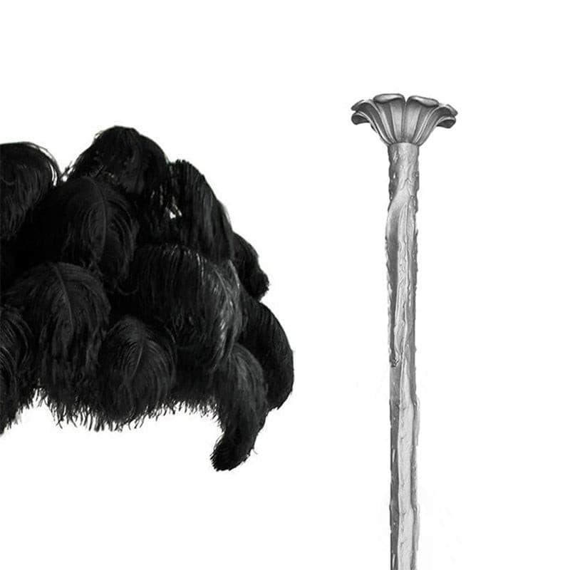 Ostrich Feather Chandelier